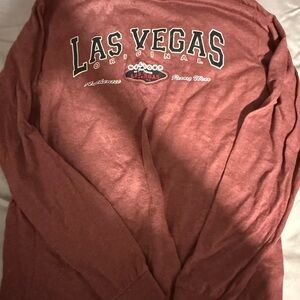 Las Vegas Original Red Long Sleeve Shirt